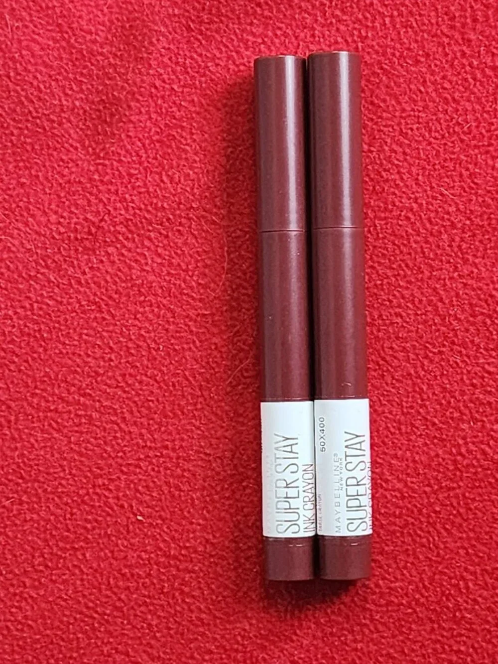 Maybelline New York SuperStay Ink Lip Crayon .04oz Color 65 Settle for More 2PK